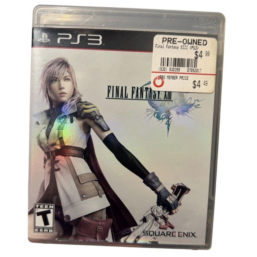 Final Fantasy XIII 13 PS3 PlayStation 3 Square Enix Complete CIB Tested